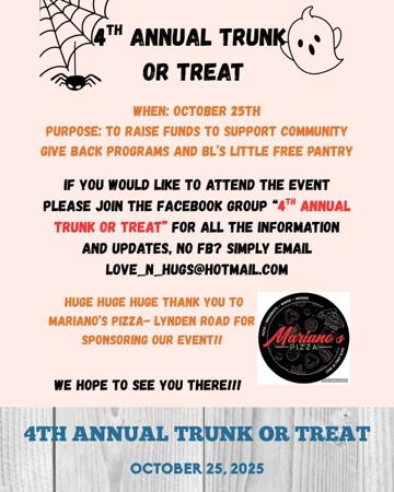 4th Annual Trunk or Treat